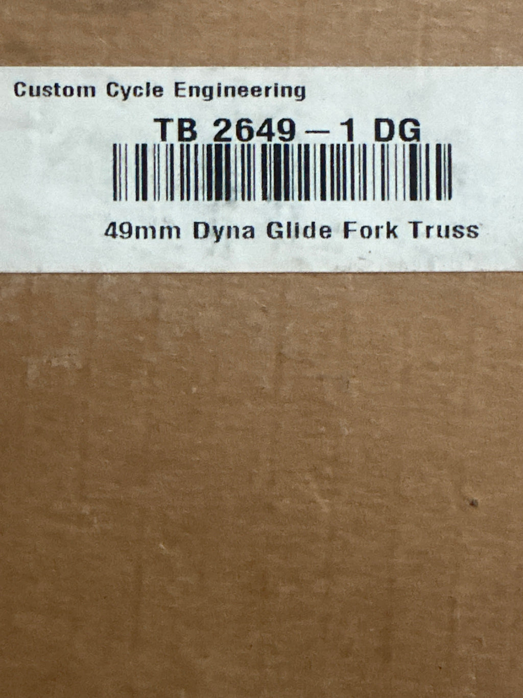 FORK TRUSS-DYNA GLIDE 49MM- CHROMED, TB 2649-1 DG