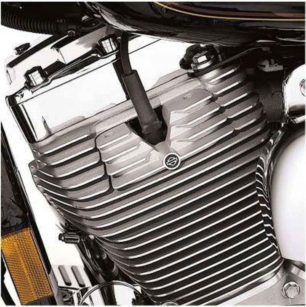 Harley Davidson Inserto cilindri alettatura cover candele grigio Harley Twin Cam 99-17 codice 43857-00