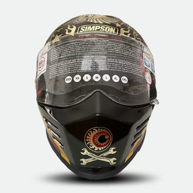 CASCO VENOM SIMPSON TATOO