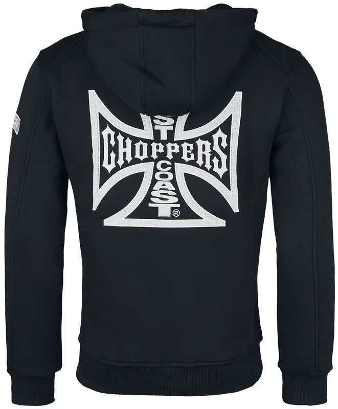 FELPA CAPPUCCIO WEST COAST CHOPPERS FULL ZIP