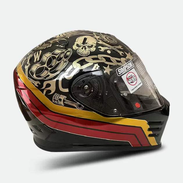 CASCO VENOM SIMPSON TATOO