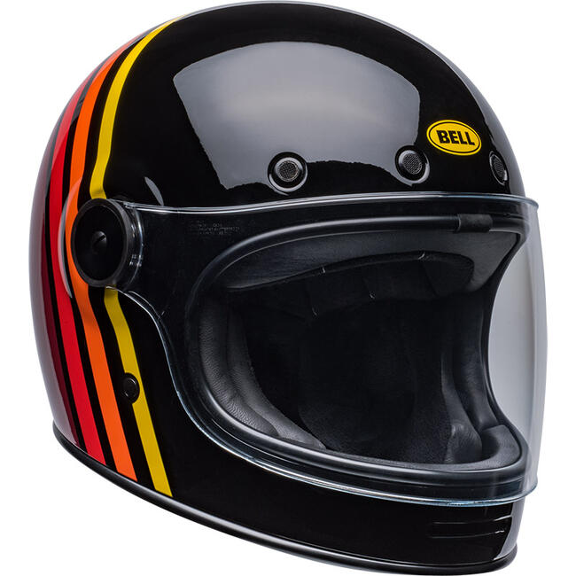 CASCO BELL BULLITT REVERB GLOSS BLACK RED