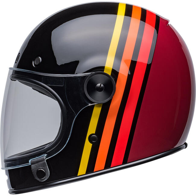 CASCO BELL BULLITT REVERB GLOSS BLACK RED