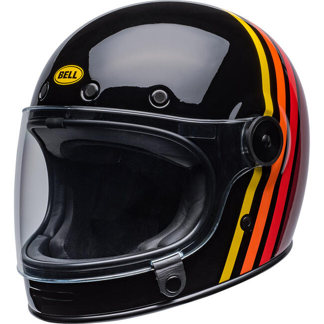 CASCO BELL BULLITT REVERB GLOSS BLACK RED