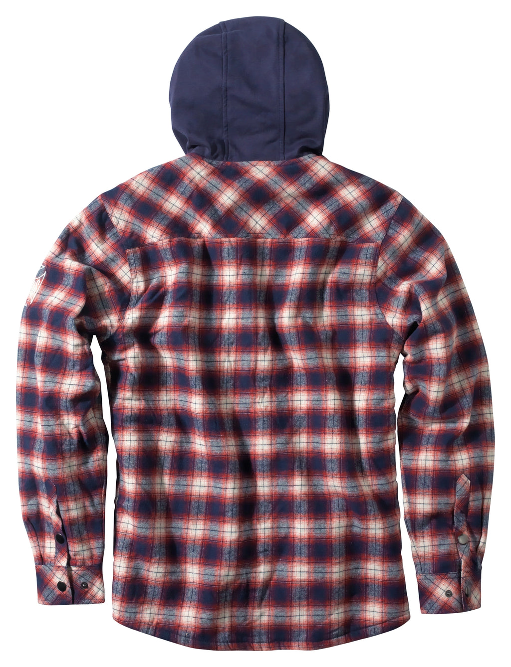 CAMICIA WEST COAST CHOPPER ROSSA FODERATA