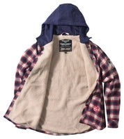 CAMICIA WEST COAST CHOPPER ROSSA FODERATA