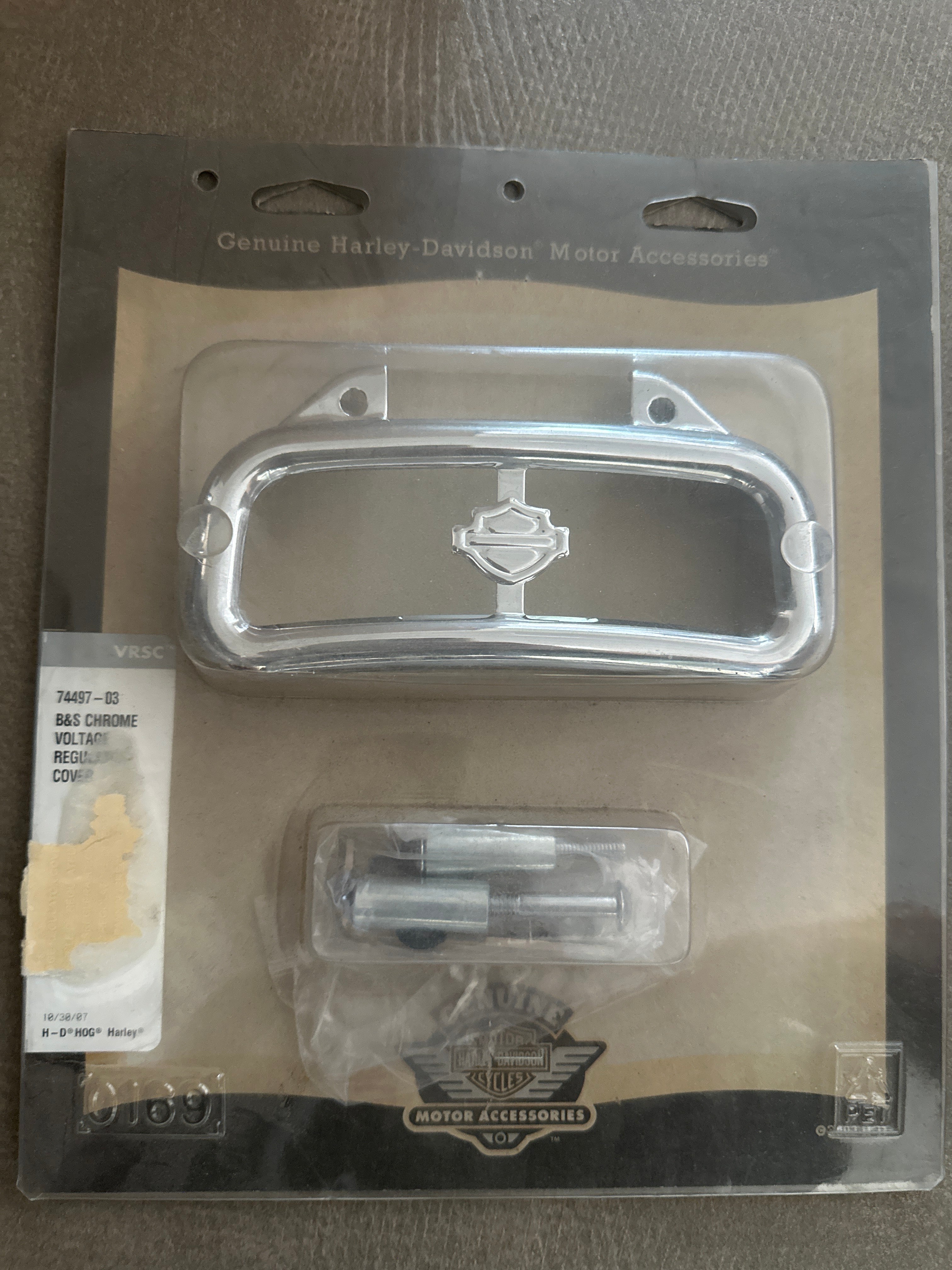 HARLEY DAVIDSON B&S CHROME VOLTAGE REGULATOR COVER