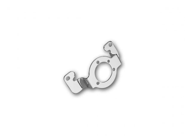 AIR CLEANER BRACKET CUSTOM CHROME 85-89 FX Model, 84-89 Softail, 86-89 Touring, 86-88 Sportster