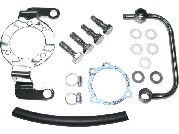 BREATHER KIT WITH MOUNTING BRACKET CUSTOME CHROME