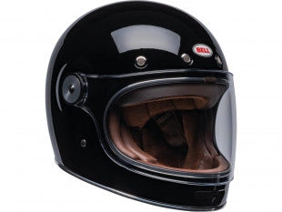 CASCO BULLIT BELL RETRO FULL FACE NERO LUCIDO