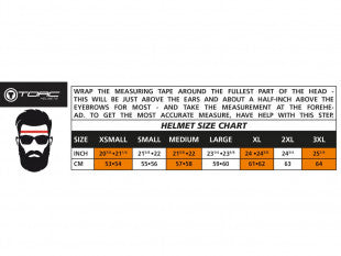 CASCO TORC T-9 FULL FACE POMONA BLAZE