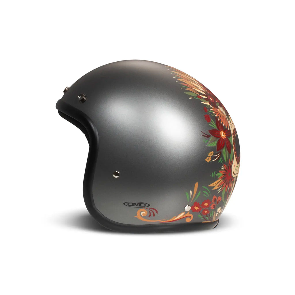 CASCO DMD RETRO SKULL