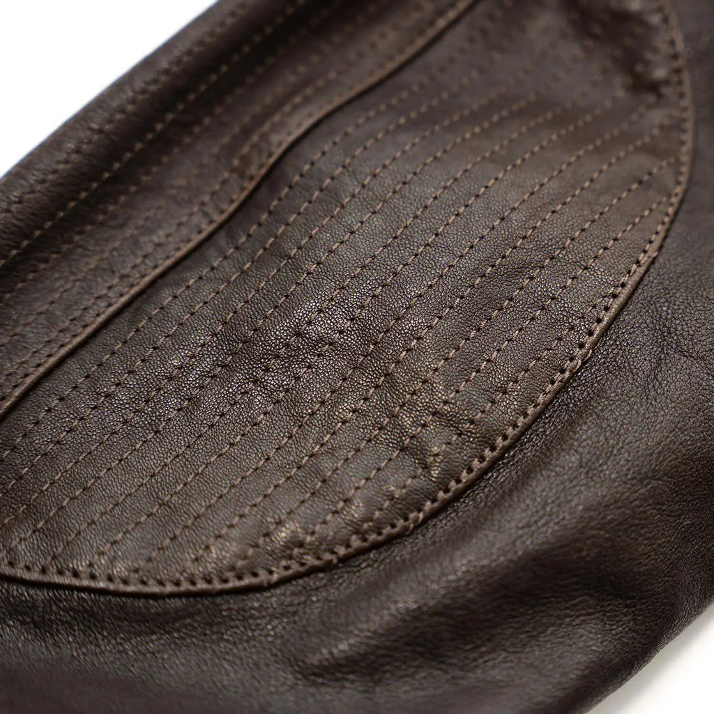 GIACCA IN PELLE DMD SOLO RIDER BROWN