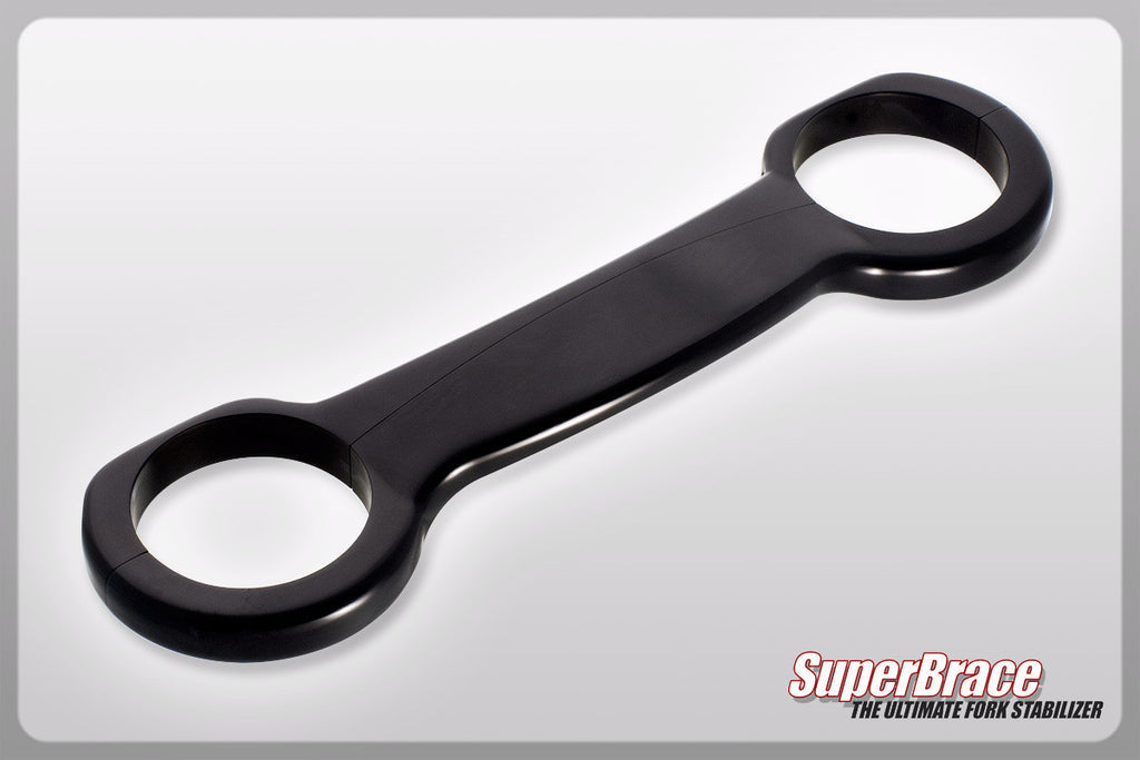 Fork Brace Nero per Harley Dyna Fat Bob FXDF barra stabilizzatrice forcella