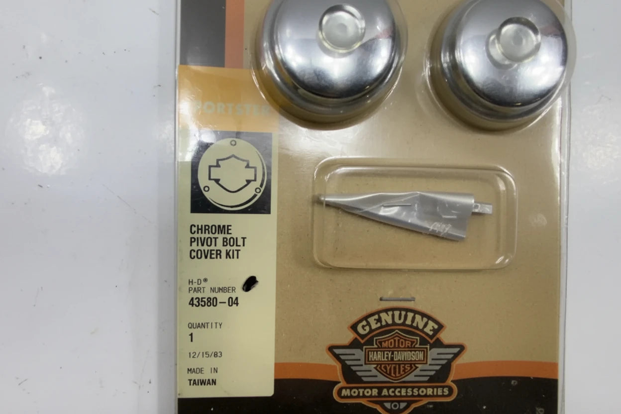 Per Harley sportster Chrome Pivot bolt cover kit