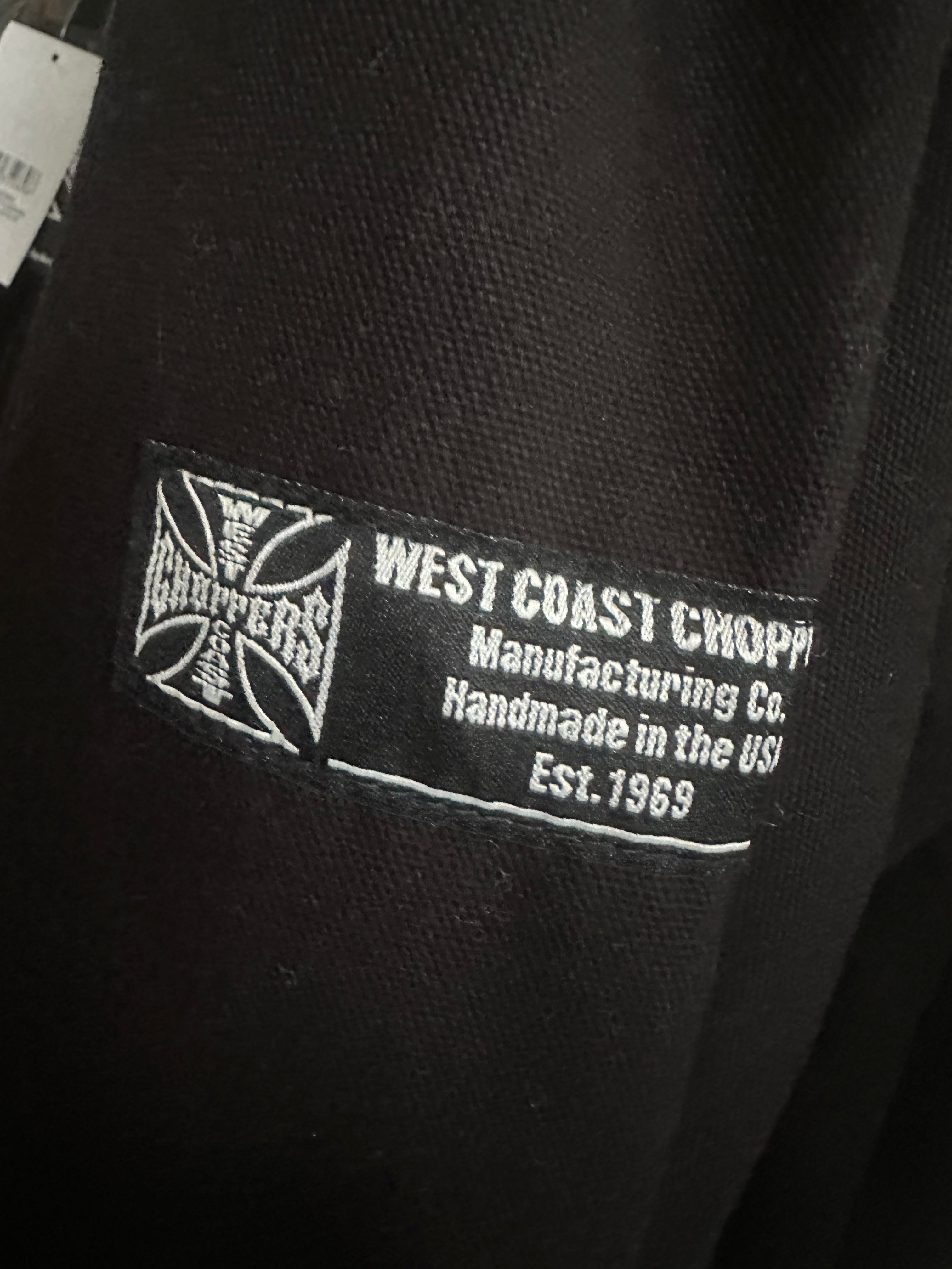 FELPA CAPPUCCIO WEST COAST CHOPPERS HEAVEY DUTY CANVAS