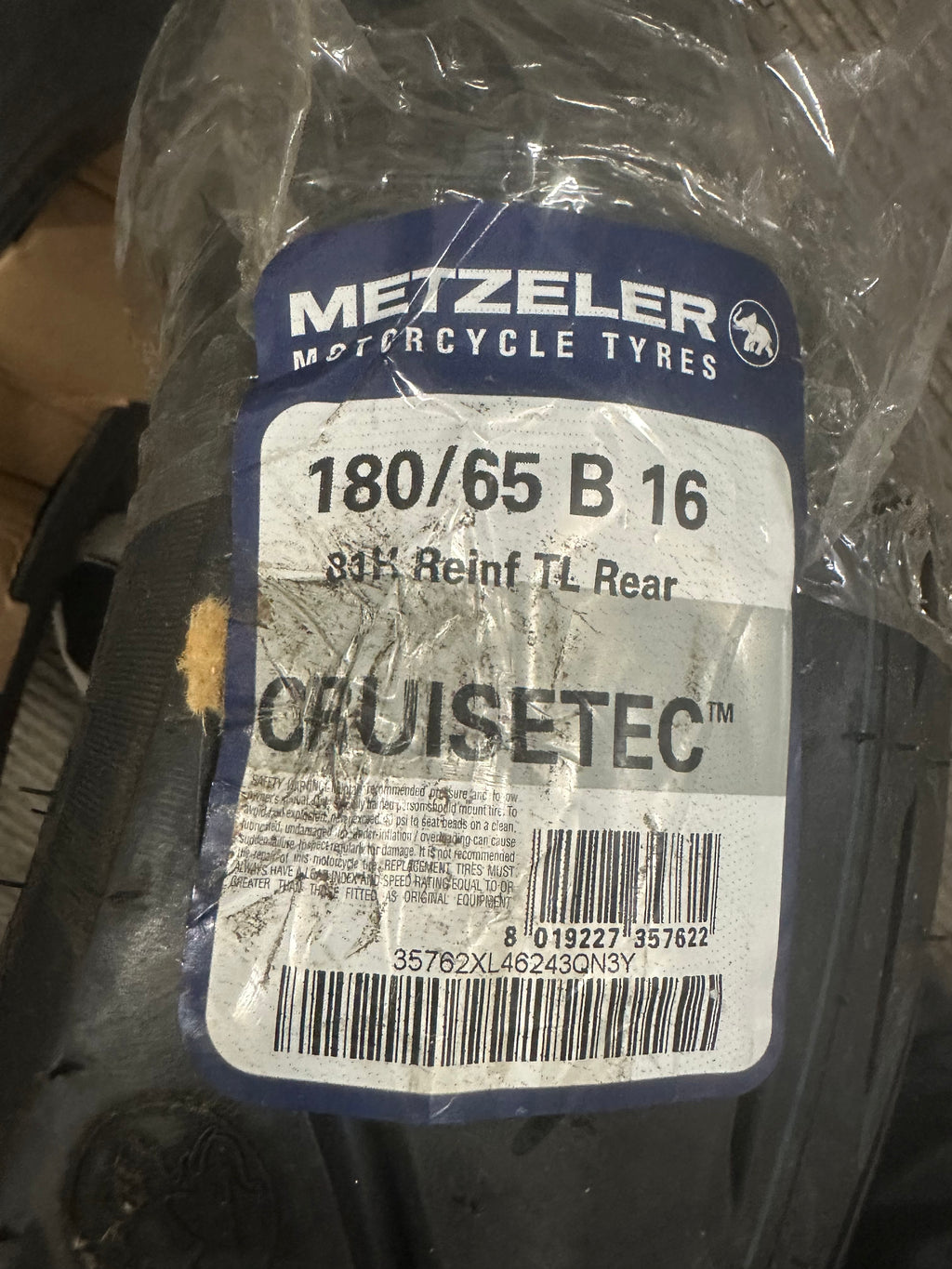 PNEUMATICO METZELER 180/65 B16 81H CRUISETEC