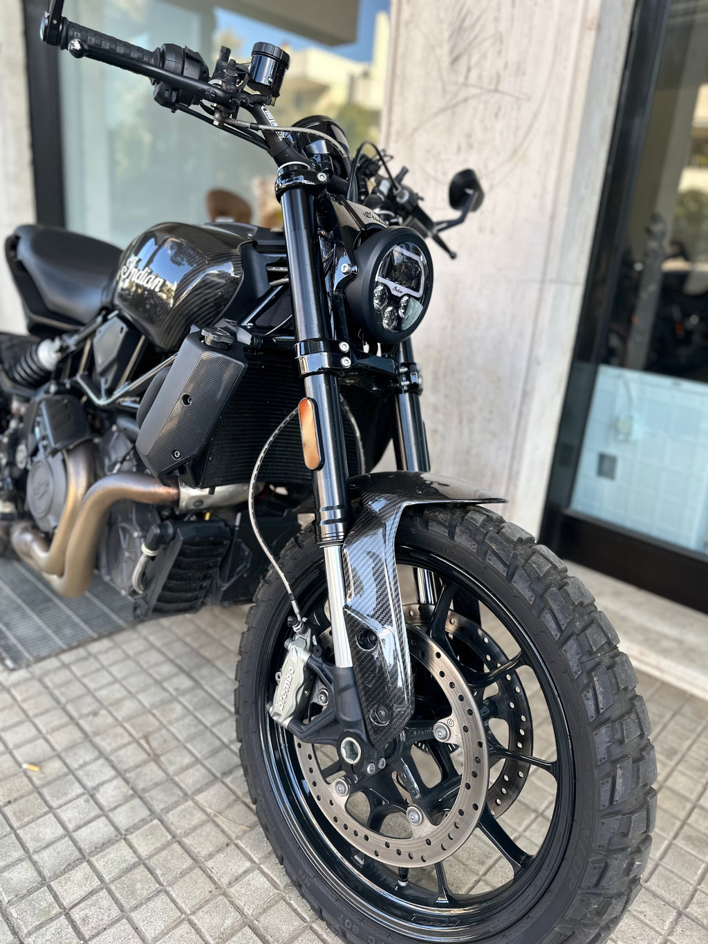 INDIAN FTR 1200 CARBON COVER USATO