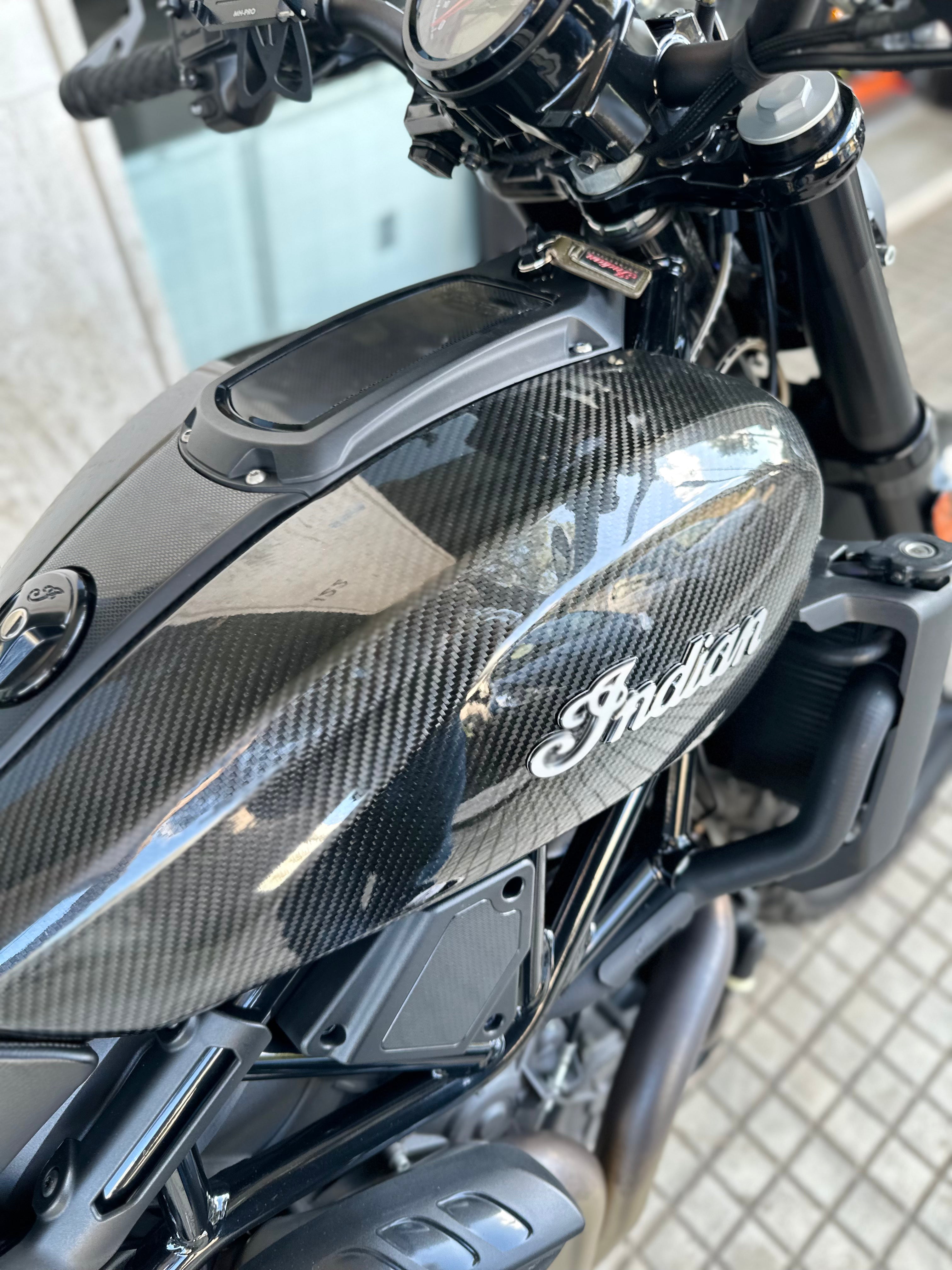 INDIAN FTR 1200 CARBON COVER USATO