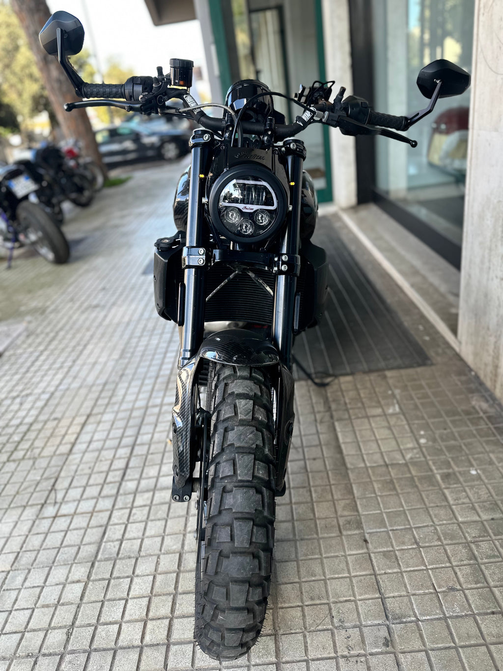 INDIAN FTR 1200 CARBON COVER USATO