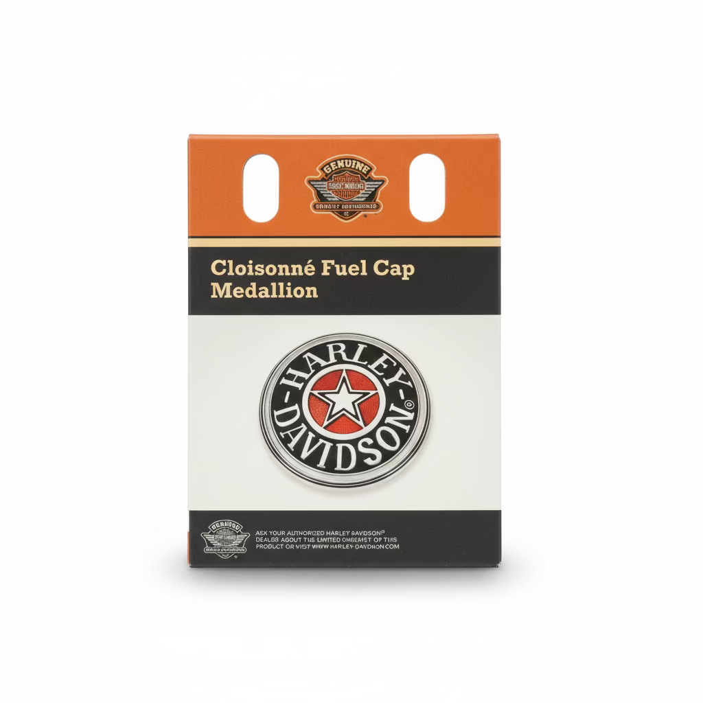 COPRI TAPPO HARLEY DAVIDSON CLOISONNE FUEL CAP MEDALLION 99537-96A