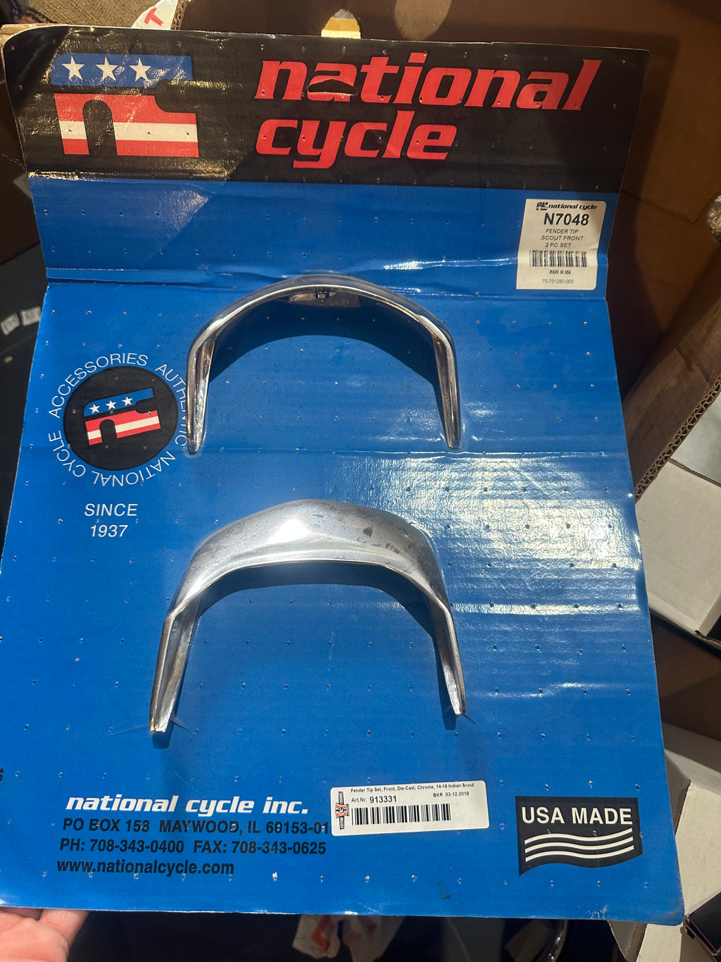 NATIONAL CYCLE KIT FENDER TIP FRONT