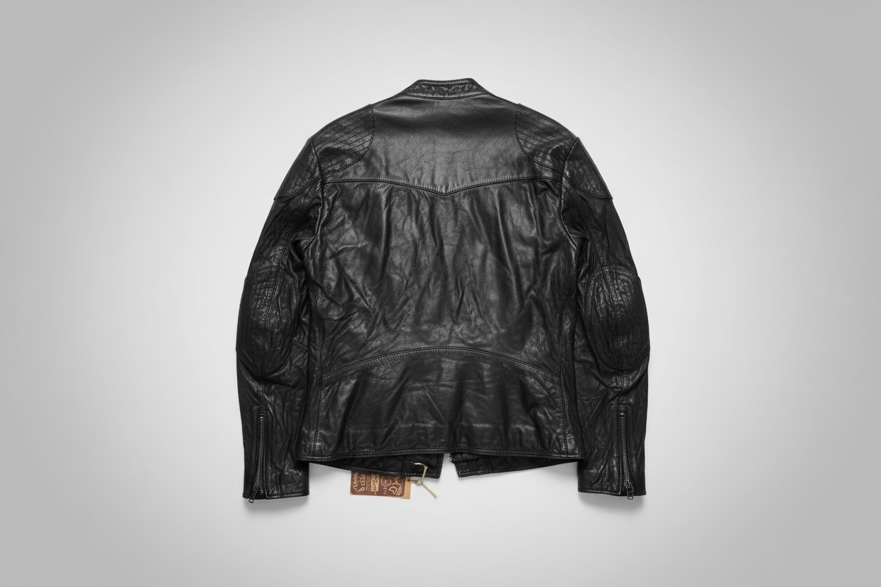 GIACCA IN PELLE DMD SOLO RIDER NERO