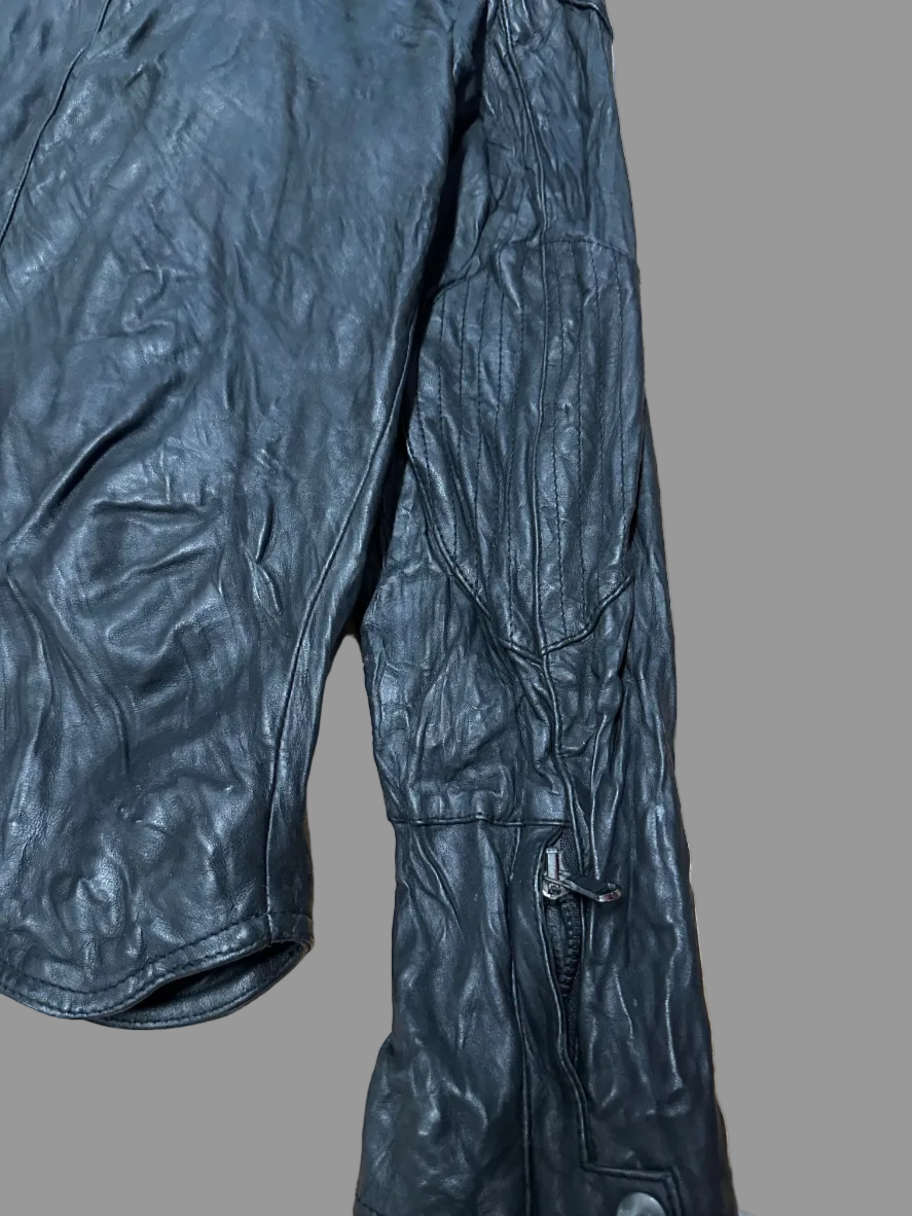 GIACCA IN PELLE DMD SOLO RIDER NERO