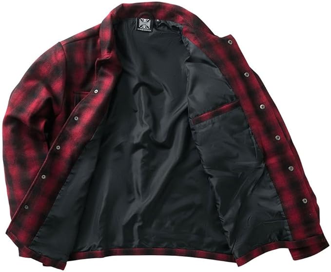 CAMICIA LINED WEST COAST CHOPPERS ROSSA