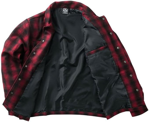 CAMICIA LINED WEST COAST CHOPPERS ROSSA