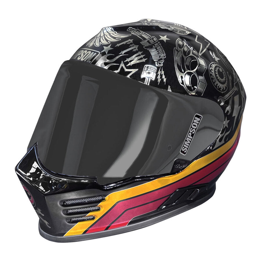 CASCO VENOM SIMPSON TATOO