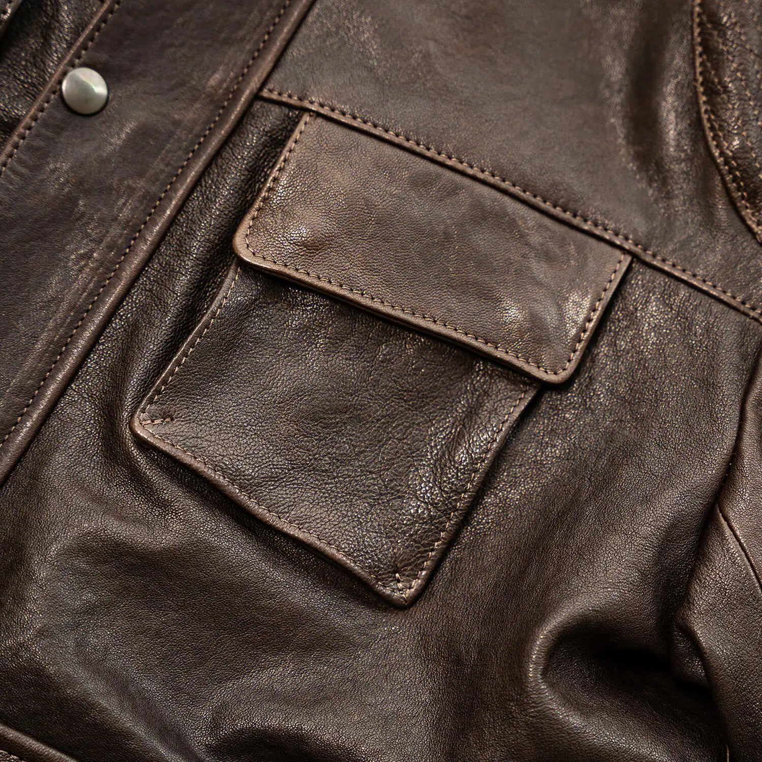 GIACCA IN PELLE DMD SOLO RIDER BROWN