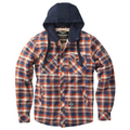 CAMICIA WEST COAST CHOPPER ARANCIO FODERATA