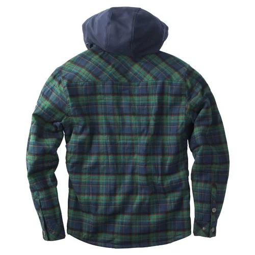 CAMICIA WEST COAST CHOPPER VERDE FODERATA