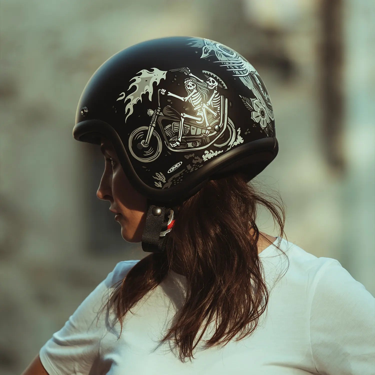 CASCO DMD RETRO GHOST RIDER